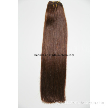 Machine Made Weft Human Hair Weaves with Length Ranging From 8 to 30 Inches
